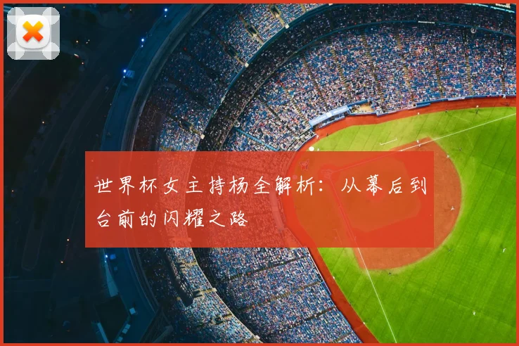世界杯女主持杨全解析:从幕后到台前的闪耀之路